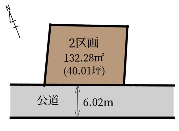 生駒郡三郷町立野北2丁目の土地(間取り)