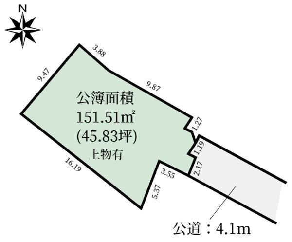 生駒市軽井沢町　売土地