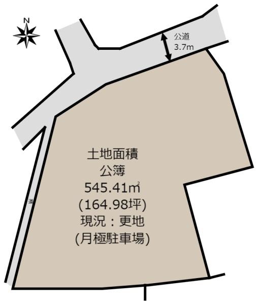 大和郡山市新木町の土地(間取り)