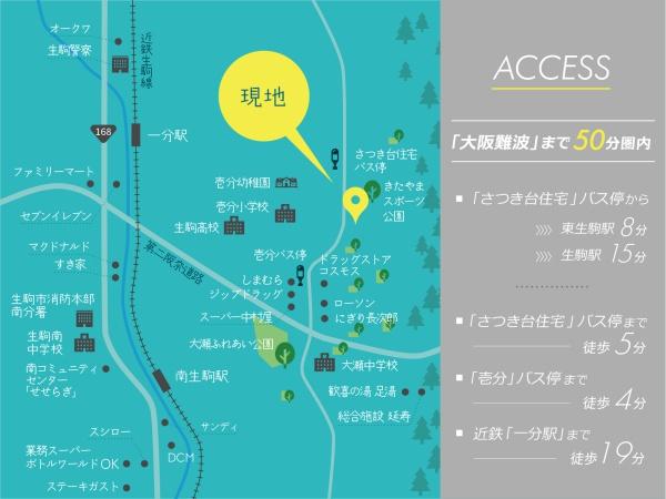 生駒市翠光台の土地(現地土地写真)