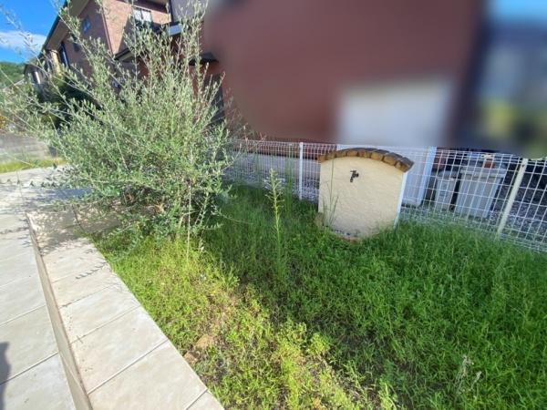 生駒市南山手台の中古一戸建て(庭)