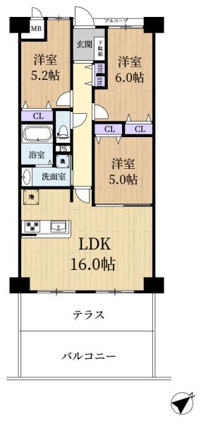 ヴェルナール富雄2番館