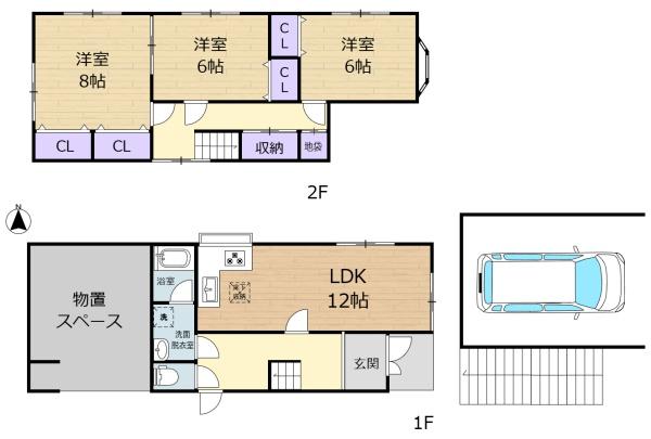 奈良市富雄元町１丁目の中古一戸建て