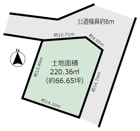 奈良市秋篠三和町２丁目の土地