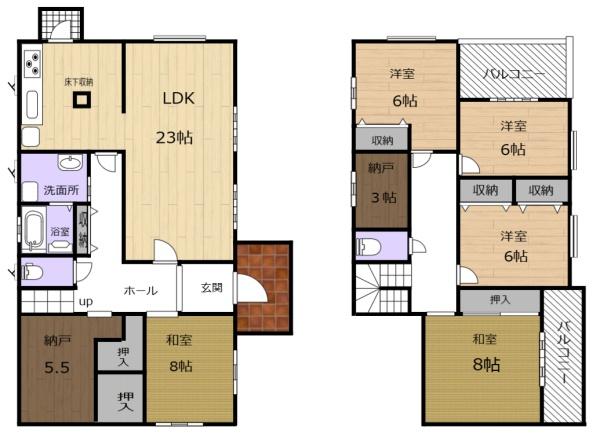 生駒市真弓３丁目の中古一戸建