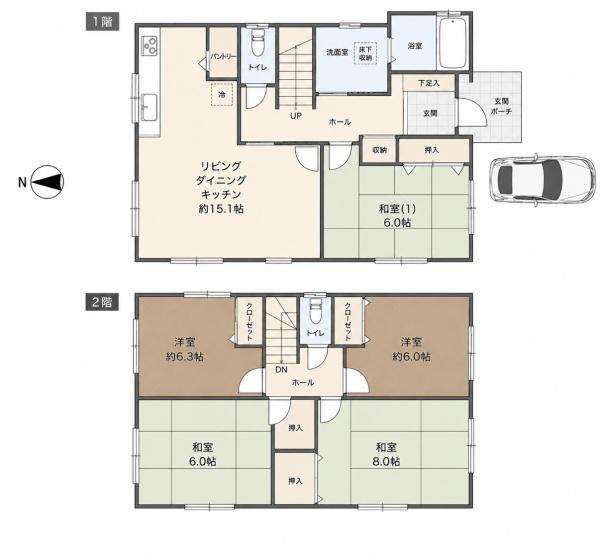 生駒市小明町の中古一戸建て