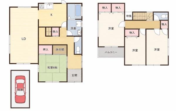 生駒市喜里が丘２丁目の中古一戸建て