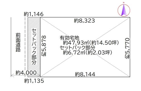 仲宿 売地