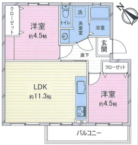 高洲二丁目住宅-2階部