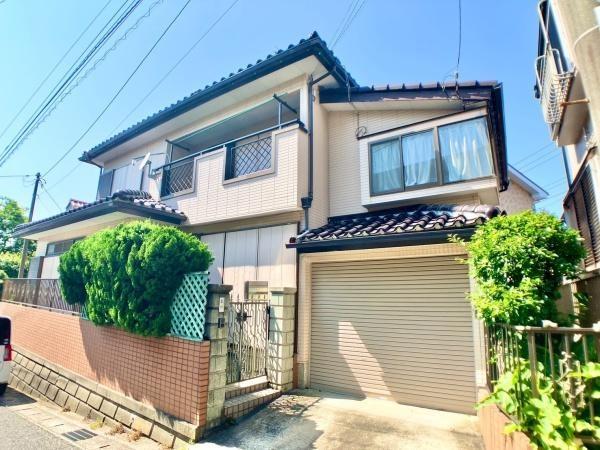 南向き_広々リビング_シャッター車庫完備