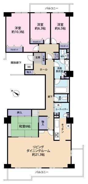 スカイプラザユーカリが丘センターハイツ004