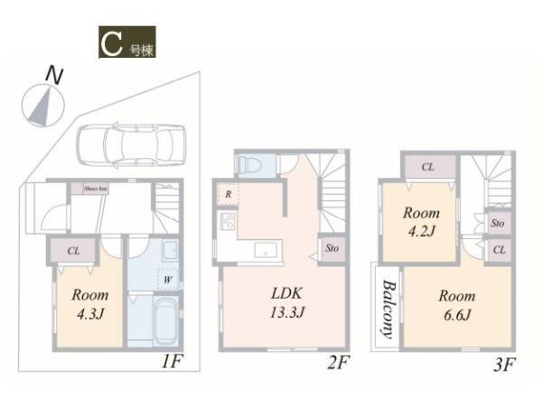 新築一戸建　Ｃ号棟