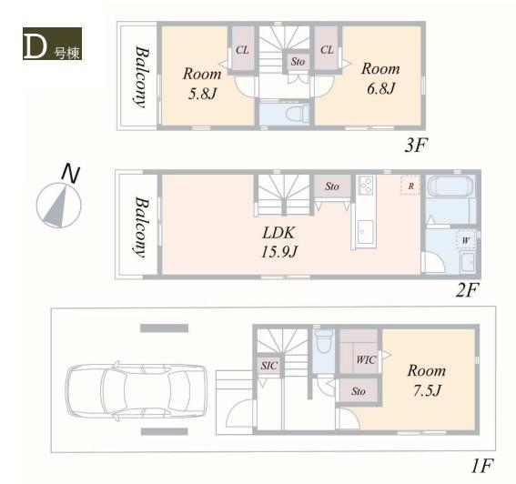 新築一戸建　Ｄ号棟