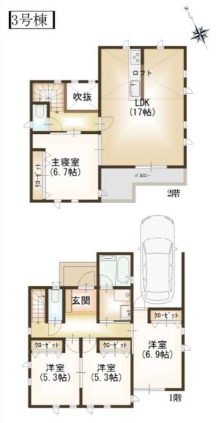 新築一戸建　３号棟
