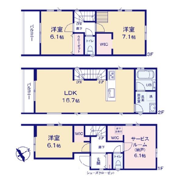 新築一戸建　Ａ棟