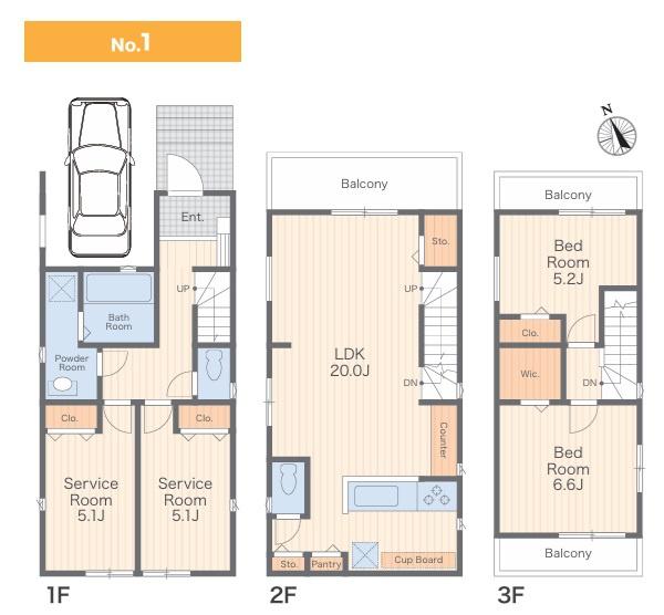 新築一戸建　１号棟