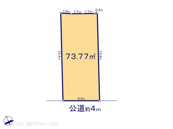 売地　川崎市幸区古市場298　3区画3区画