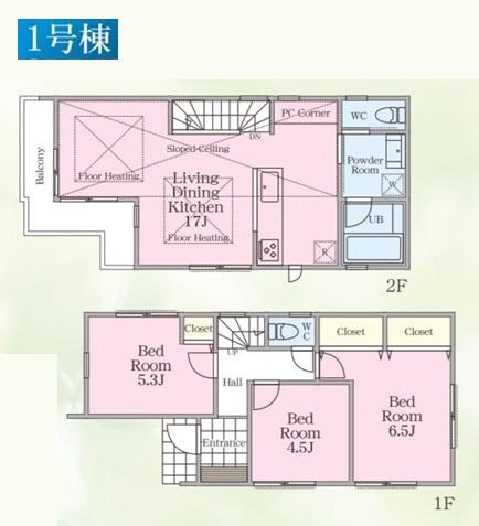 新築一戸建　１号棟