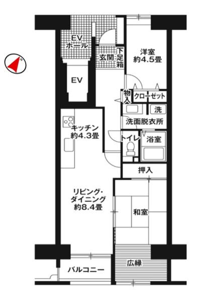 港北ニュータウンビュープラザセンター北３　６号棟