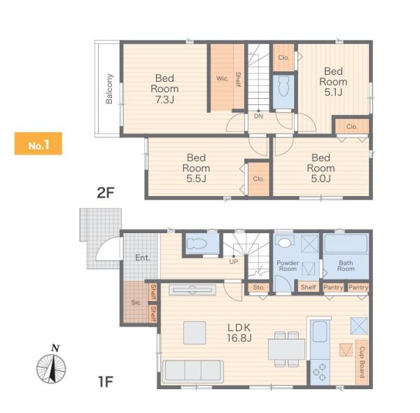 新築一戸建　１号棟