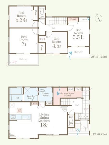 新築一戸建　1号棟