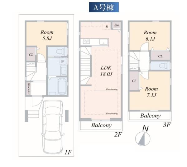 新築一戸建　Ａ号棟