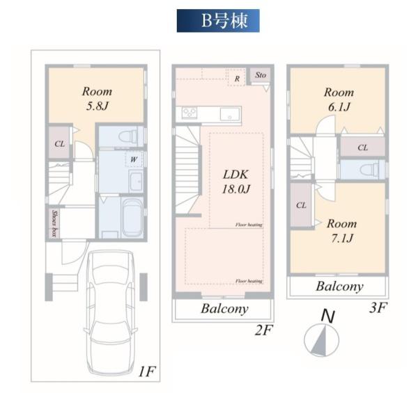 新築一戸建　Ｂ号棟