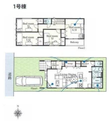 新築一戸建　１号棟
