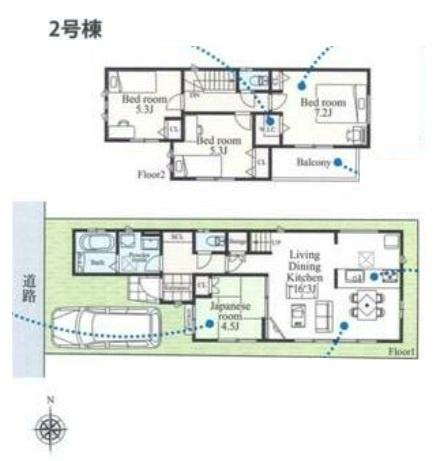 新築一戸建　２号棟