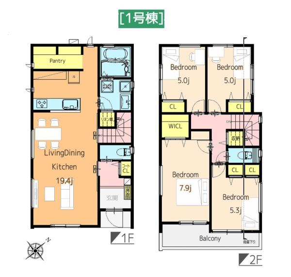 新築一戸建　１号棟