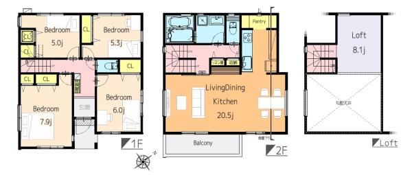 新築一戸建　２号棟