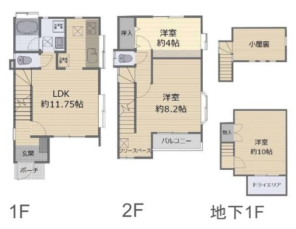 横浜市港北区篠原町の中古一戸建て
