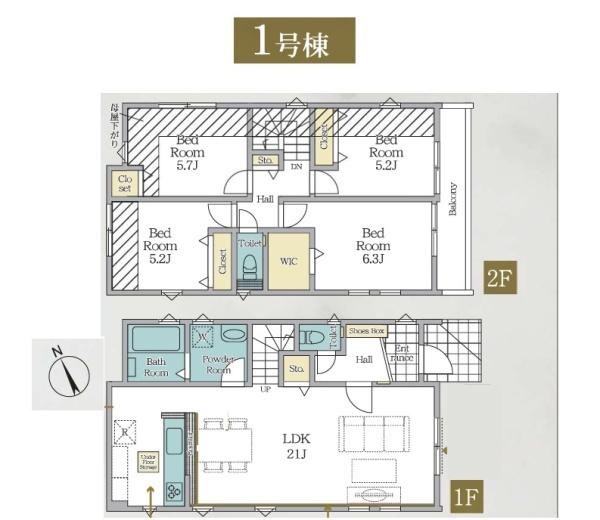 新築一戸建　１号棟