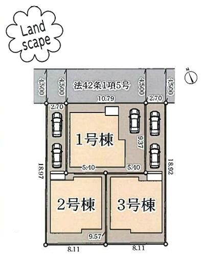 新築一戸建　１号棟