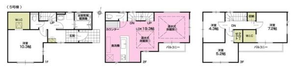 新築一戸建　５号棟