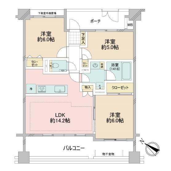 クレッセント武蔵小杉グランデイズ壱番館