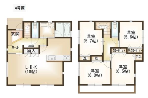 新築一戸建　４号棟