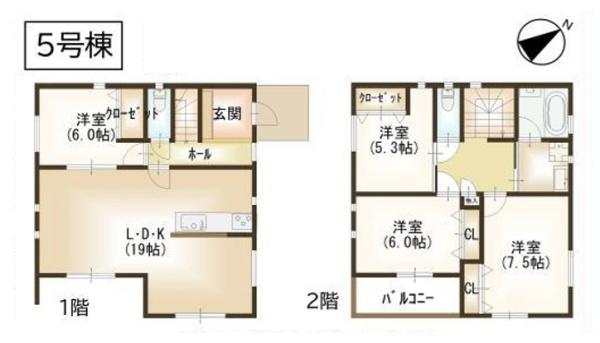 新築一戸建　５号棟