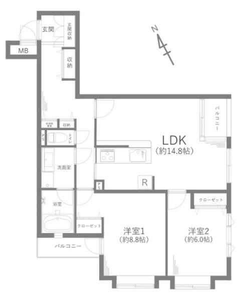 ライオンズガーデン日吉(間取り)