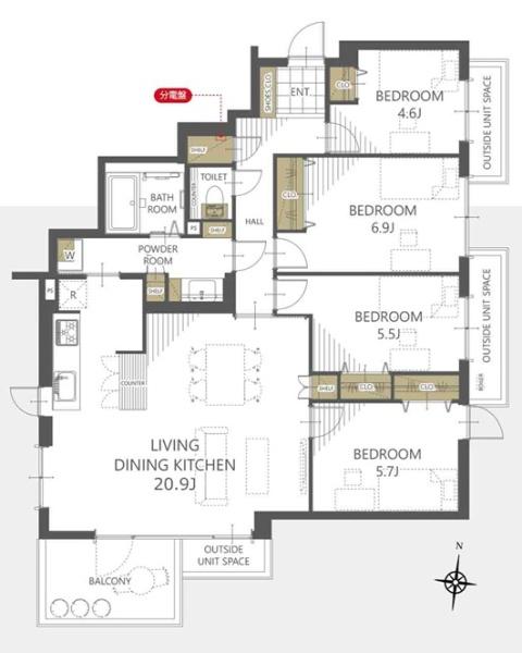 リーベスト中山B棟