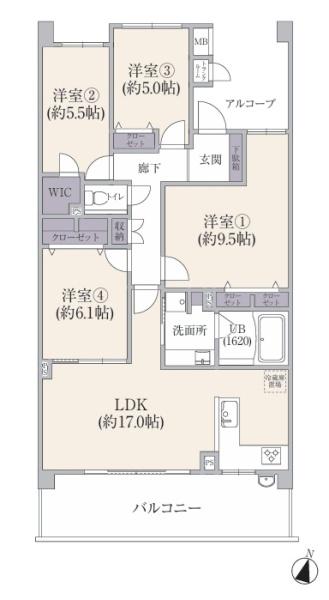 ビューリッシュ港北ニュータウンアジュリーヌ