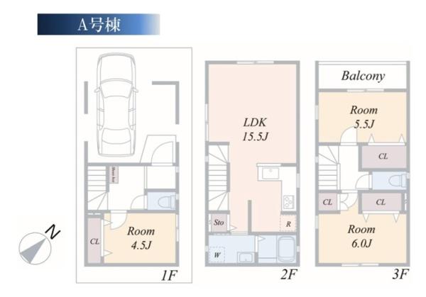 新築一戸建　Ａ号棟