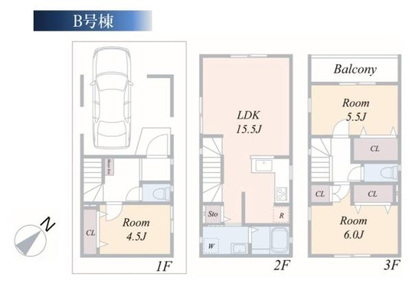 新築一戸建　Ｂ号棟