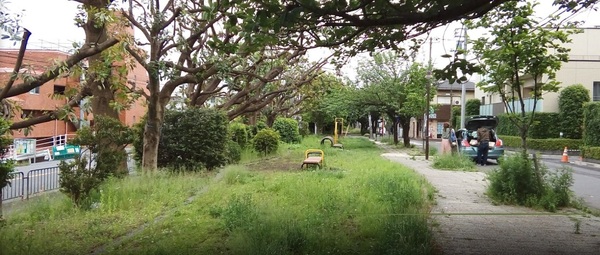 横浜市港北区篠原東１丁目の土地(仲手原緑道)