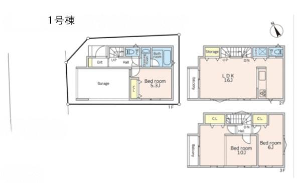新築一戸建　１号棟