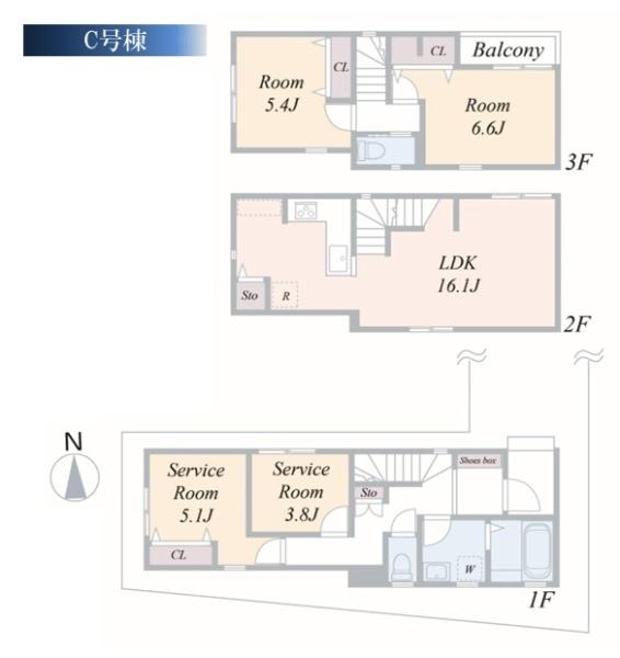 新築一戸建 C号棟