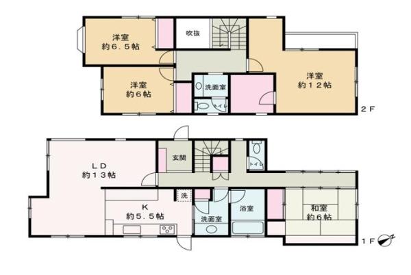 横浜市神奈川区旭ケ丘の中古一戸建て
