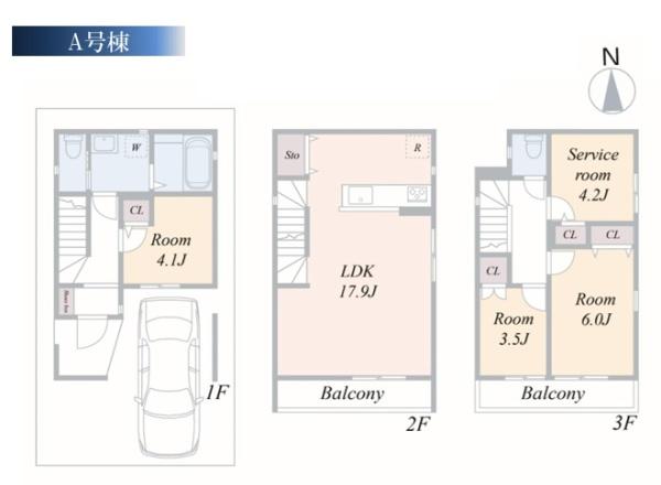 新築一戸建　Ａ号棟