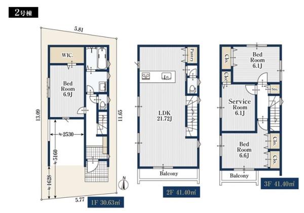 新築一戸建　２号棟