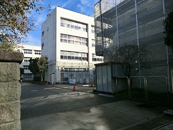 横浜市港北区小机町の土地(横浜市立城郷中学校)